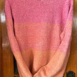 Pink and Orange Ombre' Sweater